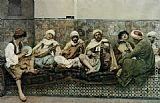 Harem Musicians by Gustavo Simoni